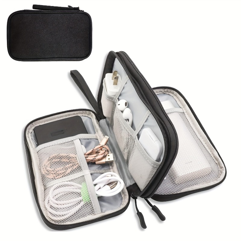 Tech Accessories Case - Seyahat Düzenleyici Çantası, Çok Cepli Saklama