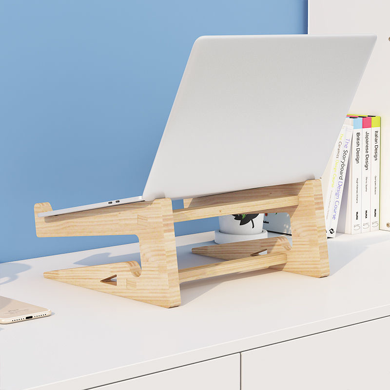 Laptop Stand Bamboo - Dizüstü bilgisayar standı MacBook Pro dizüstü