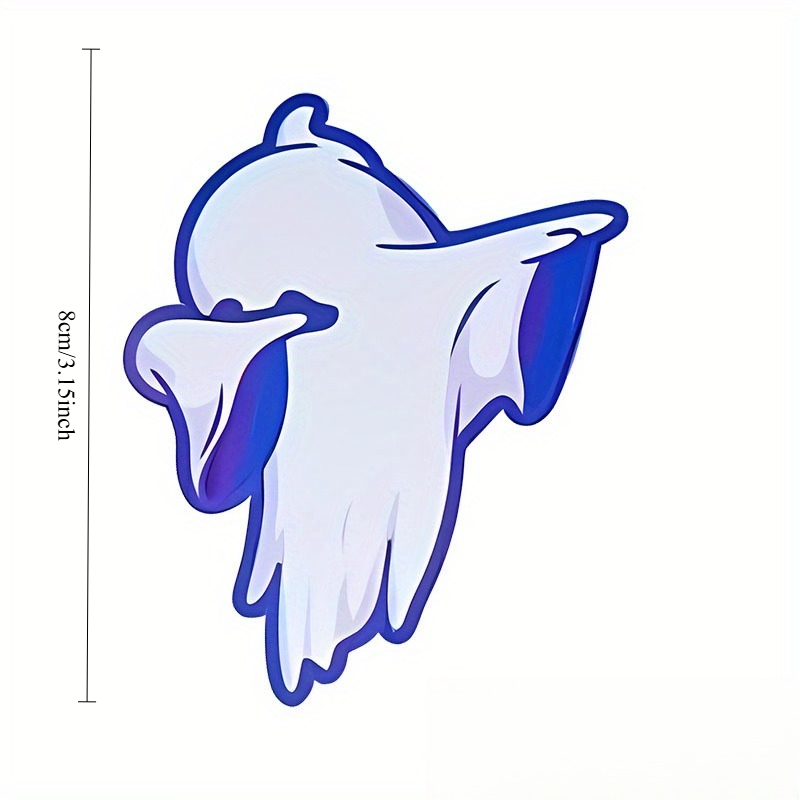 Tech Gear Accessories - 2 adet Dabbing Ghost vinil çıkartması,