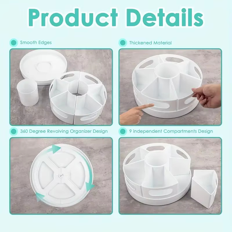 360 °   7 Çıkarılabilir Bölmel - Tech Accessories For Office Desk incelemesi ve fiyatı