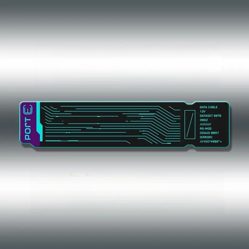 1 adet Cyberpunk Tech etiket g - Tech Gear Accessories incelemesi ve fiyatı