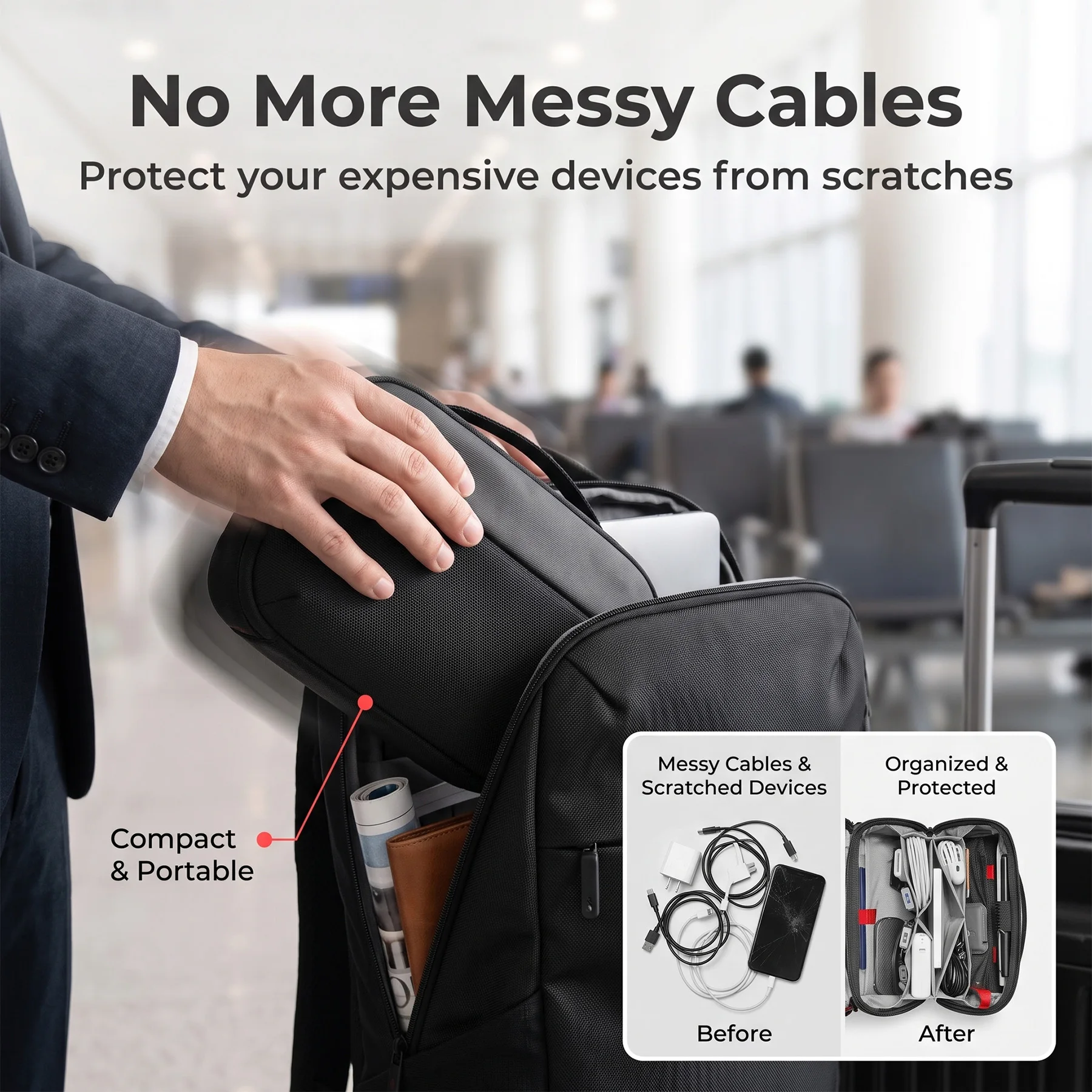 Seyahat Teknolojisi Düzenleyic - Tech Accessories Case incelemesi ve fiyatı