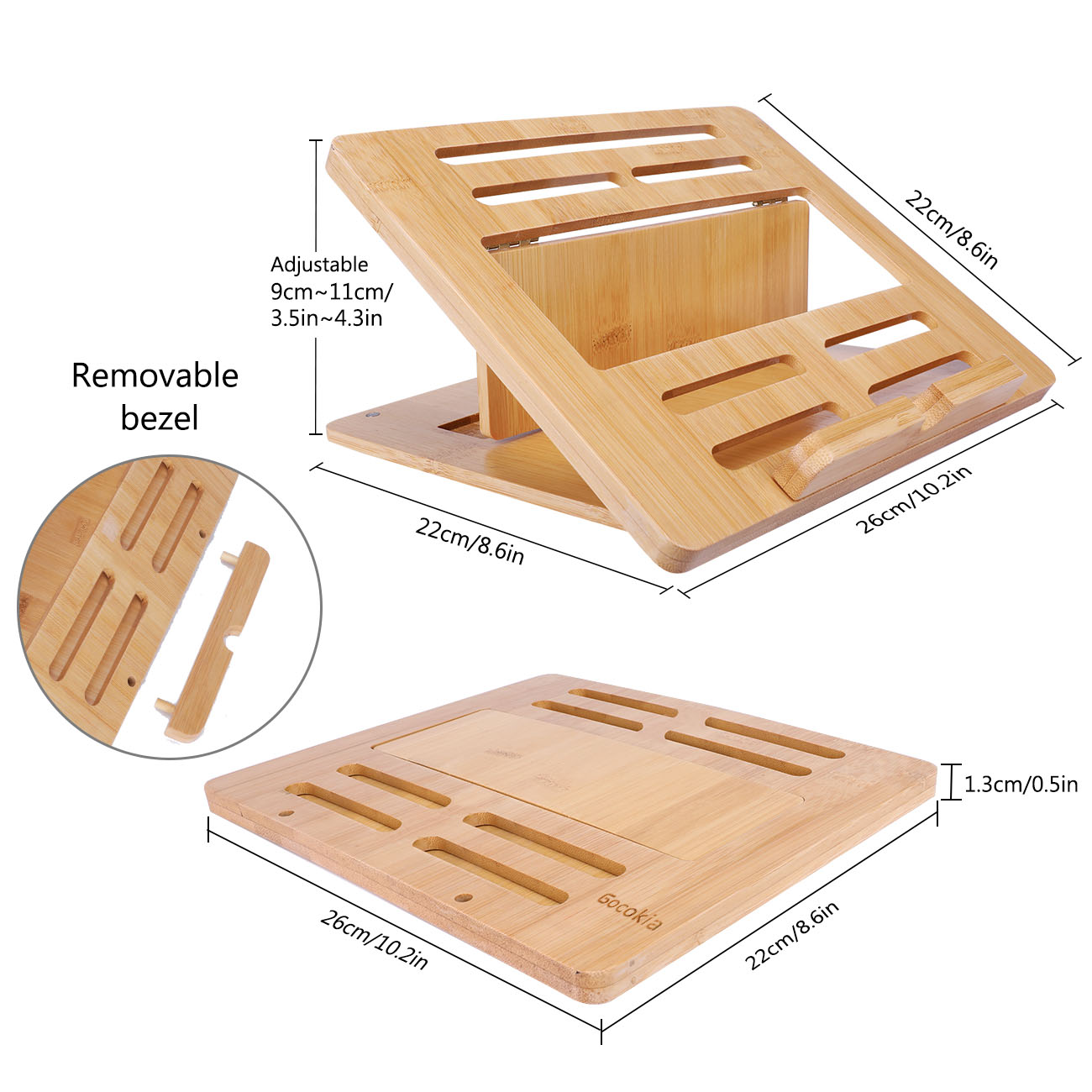 Bambu katlanabilir dizüstü bil - Laptop Stand Bamboo incelemesi ve fiyatı