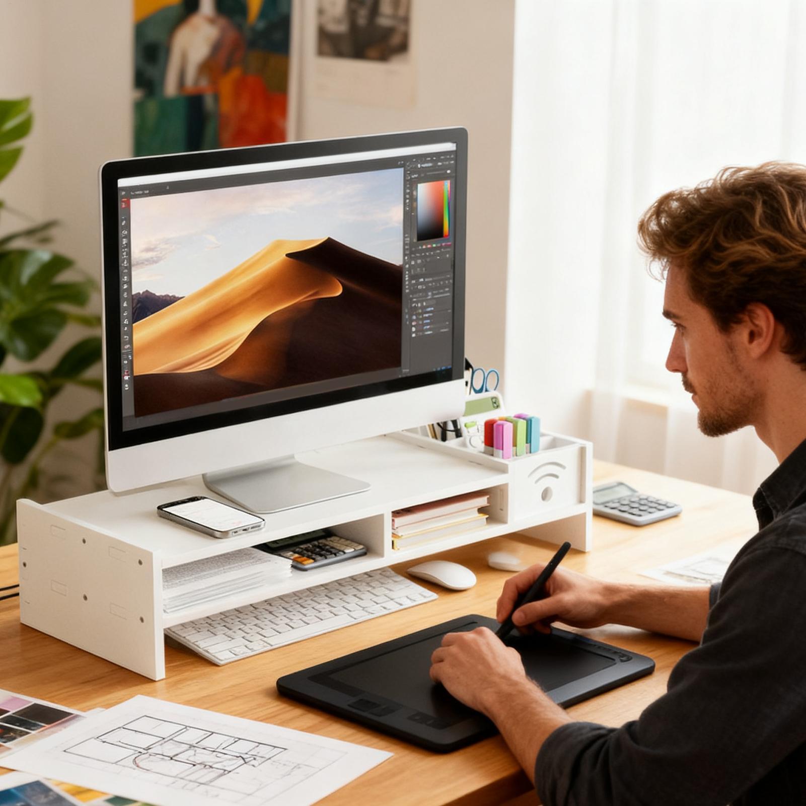 Monitör Standı, 2 Katlı Masaüs - Laptop Stand Bamboo incelemesi ve fiyatı